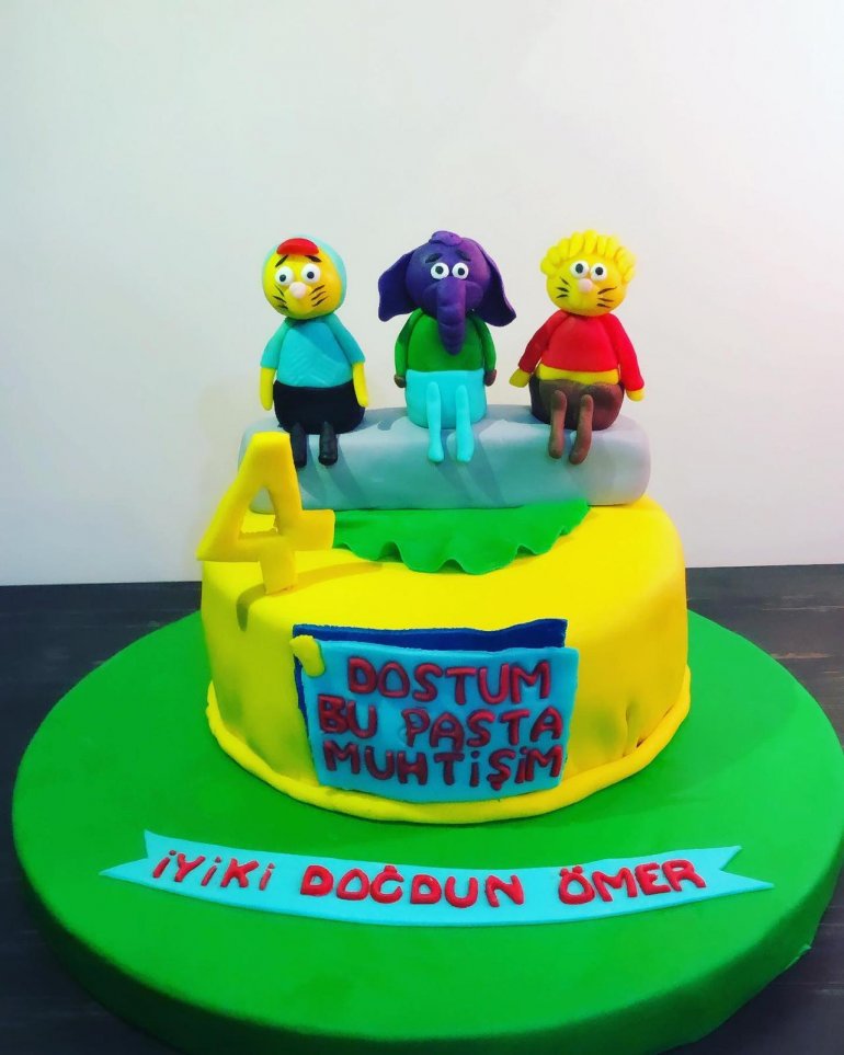 Kral Şakir  Figürlü Pasta