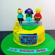 Kral Şakir  Figürlü Pasta