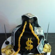 BTC Bitcoin Tasarım Pasta